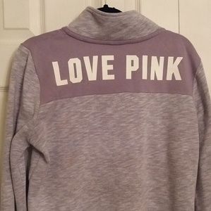 CLEARANCE Pink Zip Up Sweatshirt